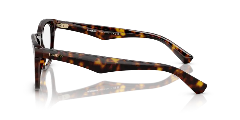 Burberry Uomo BE2417 3002 Montature da vista Acetato Marrone Trasparente Squadrata Normale miniatura 3