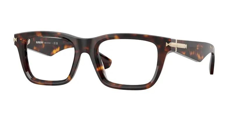 Burberry Uomo BE2419  3002 Montature da vista Acetato Marrone Trasparente Squadrata Normale