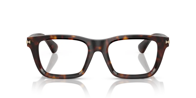 Burberry Uomo BE2419 3002 Montature da vista Acetato Marrone Trasparente Squadrata Normale miniatura 2