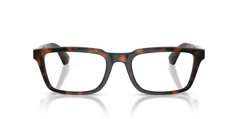 Burberry Uomo BE2428U 3002 Montature da vista Iniettato Marrone Trasparente Squadrata Normale miniatura 2