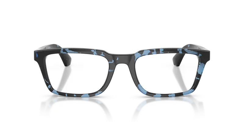 Burberry Uomo BE2428U 4111 Montature da vista Iniettato Blu Trasparente Squadrata Normale miniatura 2