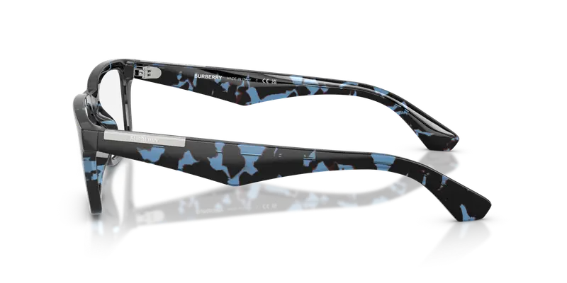 Burberry Uomo BE2428U 4111 Montature da vista Iniettato Blu Trasparente Squadrata Normale miniatura 3
