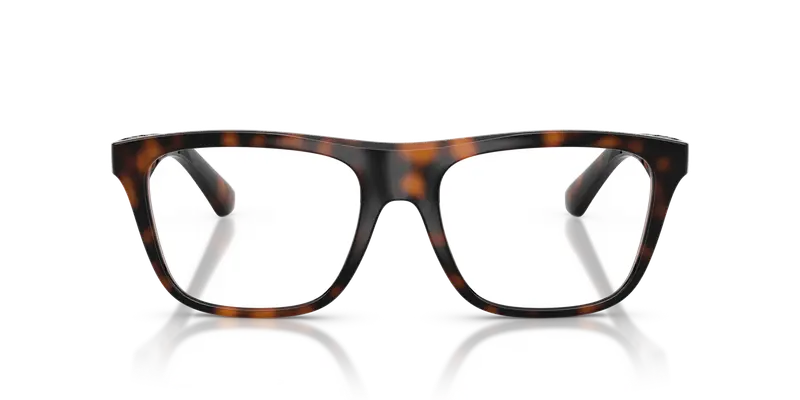 Burberry Uomo BE2432U 3002 Montature da vista Iniettato Marrone Trasparente Squadrata Normale miniatura 2