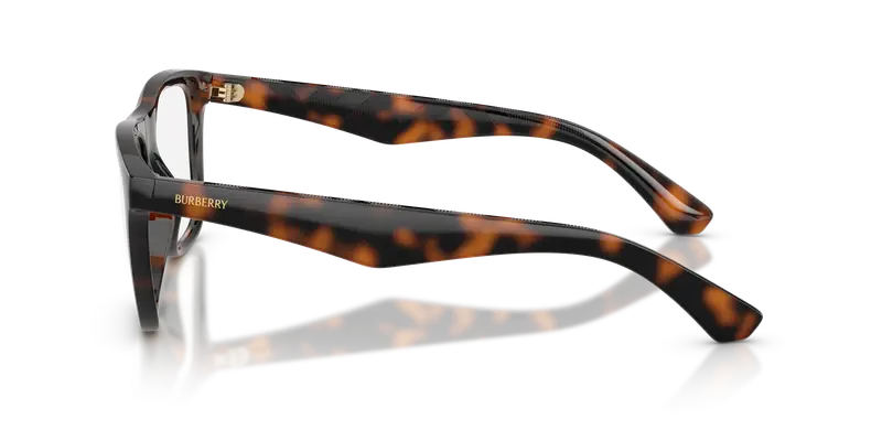 Burberry Uomo BE2432U 3002 Montature da vista Iniettato Marrone Trasparente Squadrata Normale miniatura 3