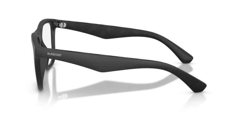 Burberry Uomo BE2432U 3464 Montature da vista Iniettato Nero Trasparente Squadrata Normale miniatura 3