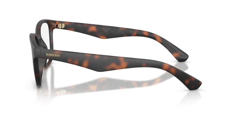 Burberry Uomo BE2433U 3536 Montature da vista Iniettato Tartaruga Trasparente Squadrata Normale miniatura 3