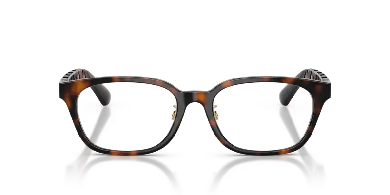 Burberry Uomo BE2436D 3002 Montature da vista Iniettato Marrone Trasparente Squadrata Normale miniatura 2