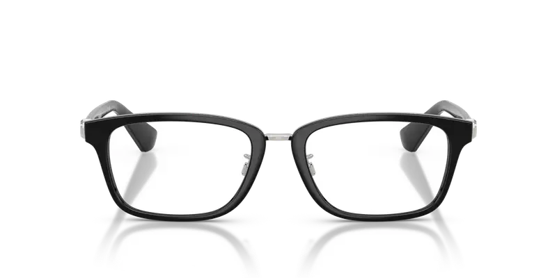 Burberry Uomo BE2437D 3001 Montature da vista Iniettato Nero Trasparente Squadrata Normale miniatura 2