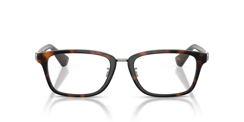 Burberry Uomo BE2437D 3002 Montature da vista Iniettato Marrone Trasparente Squadrata Normale miniatura 2