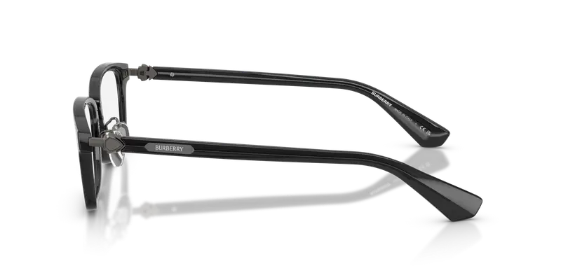 Burberry Uomo BE2437D 4112 Montature da vista Iniettato Grigio Trasparente Squadrata Normale miniatura 3