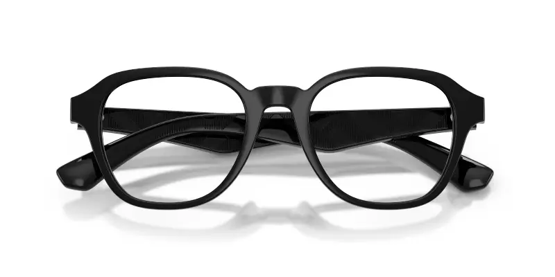 Uomo BE2444U 3001 Montature da vista Iniettato Nero Trasparente Pantos Normale miniatura 2