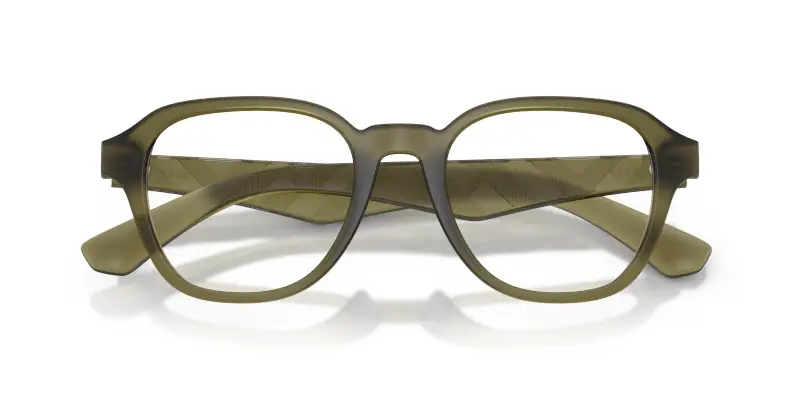 Uomo BE2444U 4212 Montature da vista Iniettato Verde Trasparente Pantos Normale miniatura 2