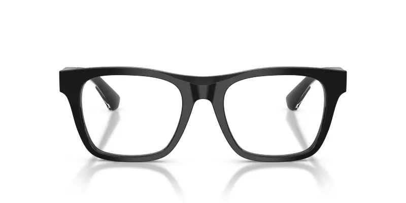 Uomo BE2445 4206 Montature da vista Acetato Nero Trasparente Squadrata Normale miniatura 3