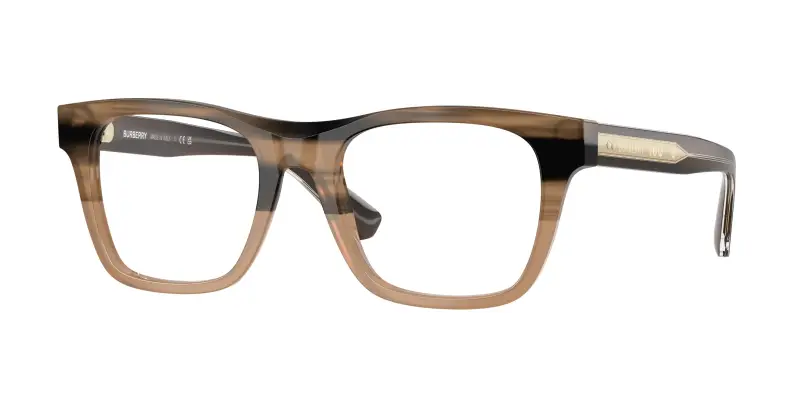 Uomo BE2445 4207 Montature da vista Acetato Beige Trasparente Squadrata Normale