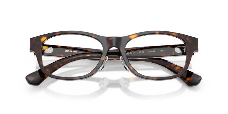 Uomo BE2449D 4205 Montature da vista Acetato Marrone Trasparente Squadrata Normale miniatura 2