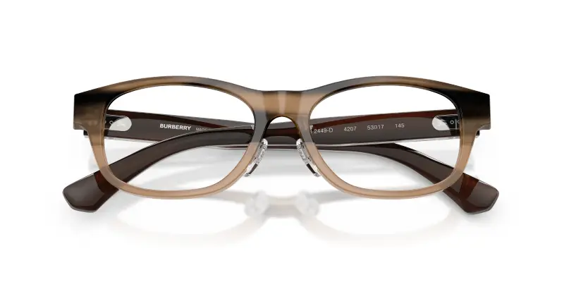 Uomo BE2449D 4207 Montature da vista Acetato Beige Trasparente Squadrata Normale miniatura 2