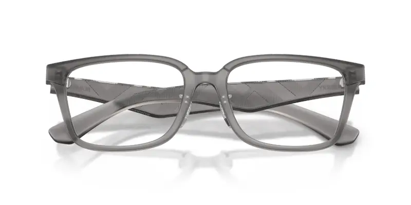 Uomo BE2450D 4213 Montature da vista Iniettato Grigio Trasparente Squadrata Normale miniatura 2