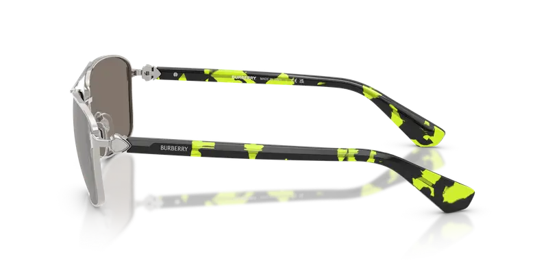 Burberry Occhiali da sole Uomo Argento 846575 miniatura 3