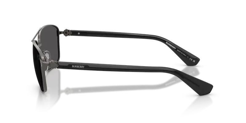 Burberry Occhiali da sole Uomo Grigio 846577 miniatura 3