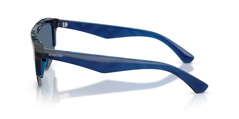 Burberry Occhiali da sole Uomo Blu 846477 miniatura 3