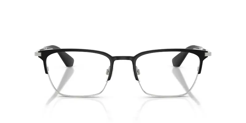 Uomo Burberry BE1401 1005 Montature da vista Metallo Nero Trasparente Squadrata Normale miniatura 3