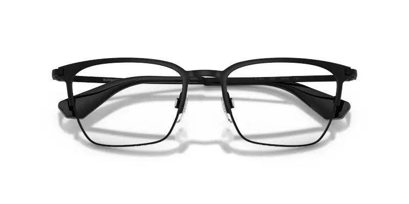 Uomo Burberry BE1401 1007 Montature da vista Metallo Nero Trasparente Squadrata Normale miniatura 2