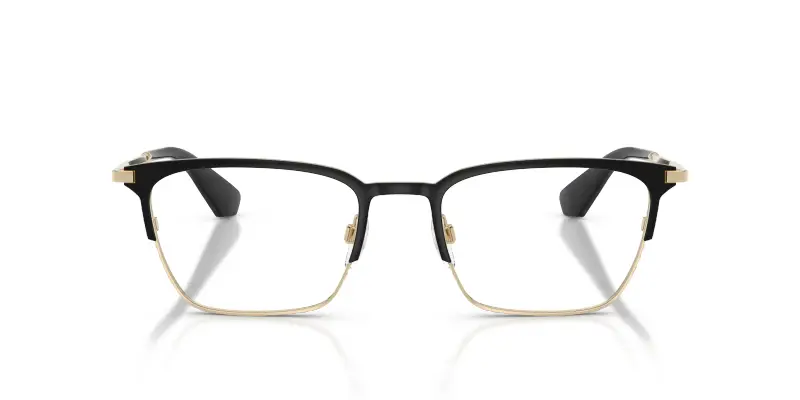 Uomo Burberry BE1401 1109 Montature da vista Metallo Nero Trasparente Squadrata Normale miniatura 3