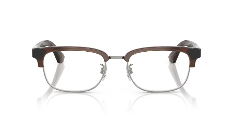 Uomo Burberry BE2424D 4245 Montature da vista Iniettato Marrone Trasparente Squadrata Normale miniatura 3