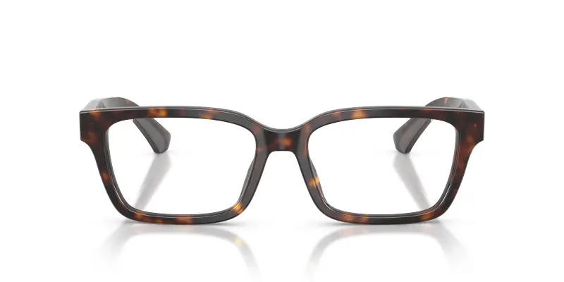 Uomo Burberry BE2453 4205 Montature da vista Acetato Marrone Trasparente Squadrata Normale miniatura 3