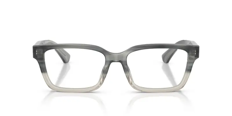 Uomo Burberry BE2453 4208 Montature da vista Acetato Grigio Trasparente Squadrata Normale miniatura 3