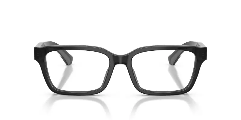 Uomo Burberry BE2453 4211 Montature da vista Acetato Grigio Trasparente Squadrata Normale miniatura 3
