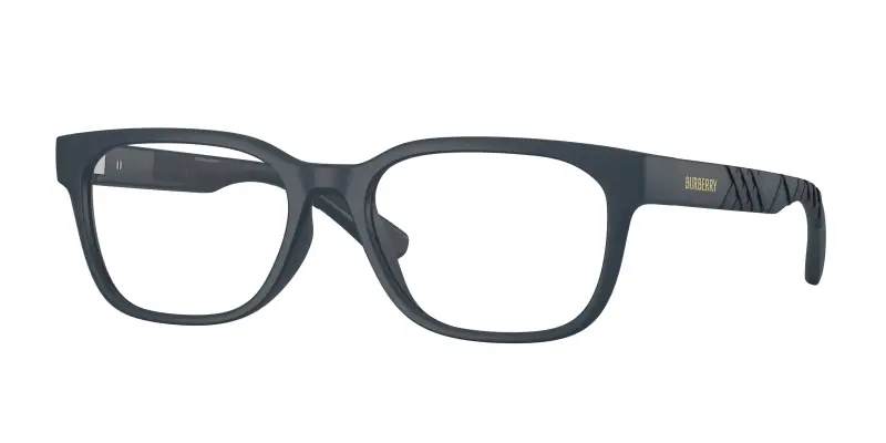 Uomo Burberry BE2460D 4240 Montature da vista Iniettato Blu Trasparente Squadrata Normale