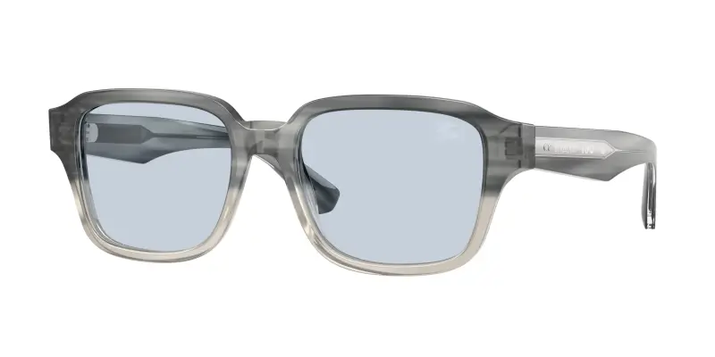 Uomo Burberry BE4484 420872 Occhiali da sole Acetato Grigio Blu Squadrata Normale