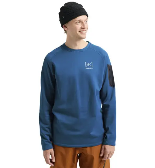 Baker Stretch Fleece Crewneck - felpa in pile - uomo Blue