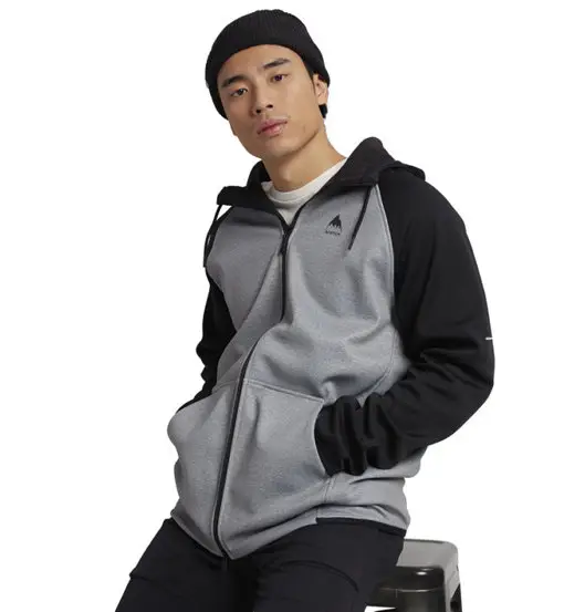 Crown weatherproof - felpa in pile con cappuccio - uomo Grey