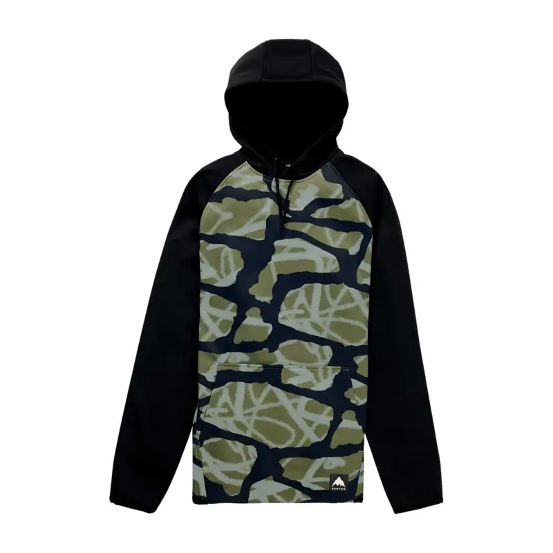 FELPA CON CAPPUCCIO CROWN WEATHERPROOF Nero