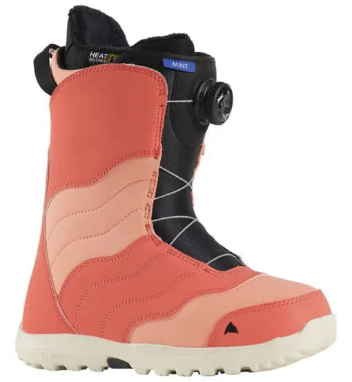 Mint Boa Peach Echo W - scarponi snowboard - donna Red
