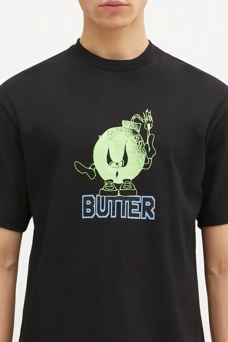 Butter Goods T-shirt Uomo Nero 3262726 miniatura 4