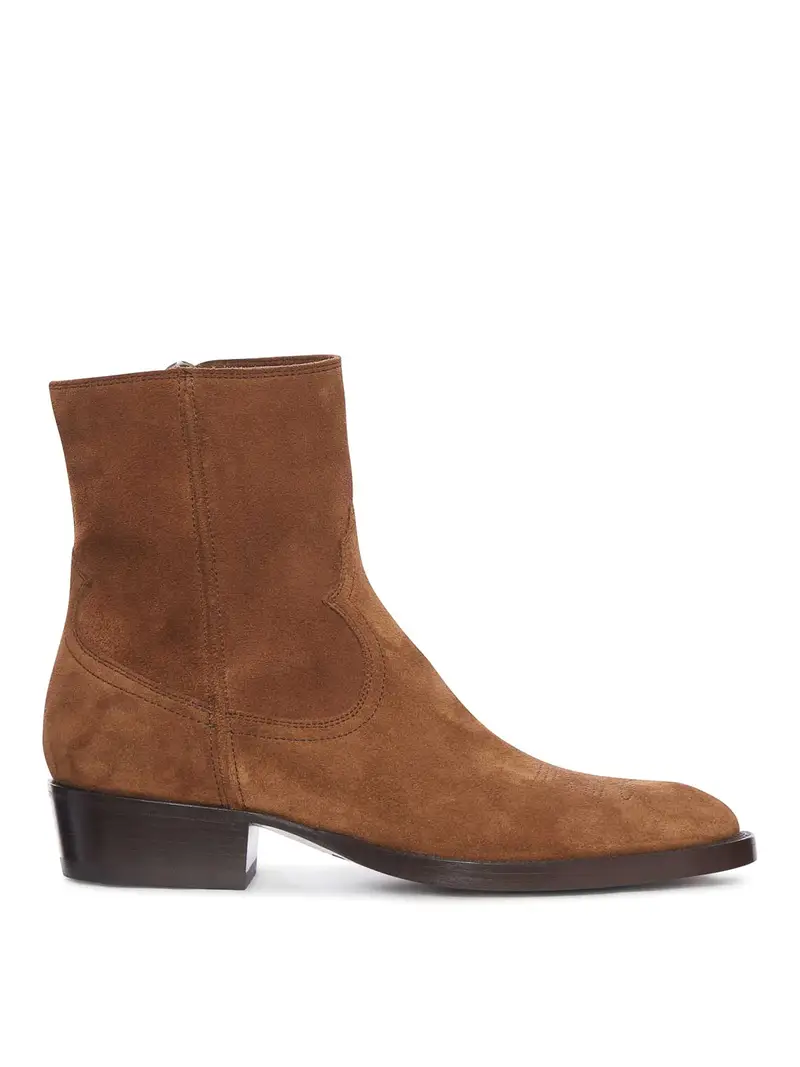 Santomato Suede Boots Marrone