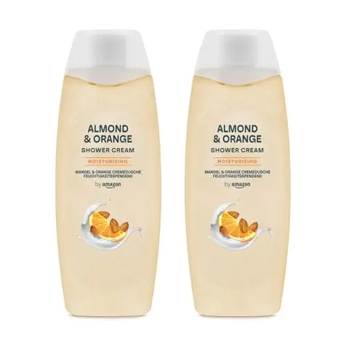 by Amazon, Gel doccia mandorla e arancia, 2 x 500 ml miniatura 2
