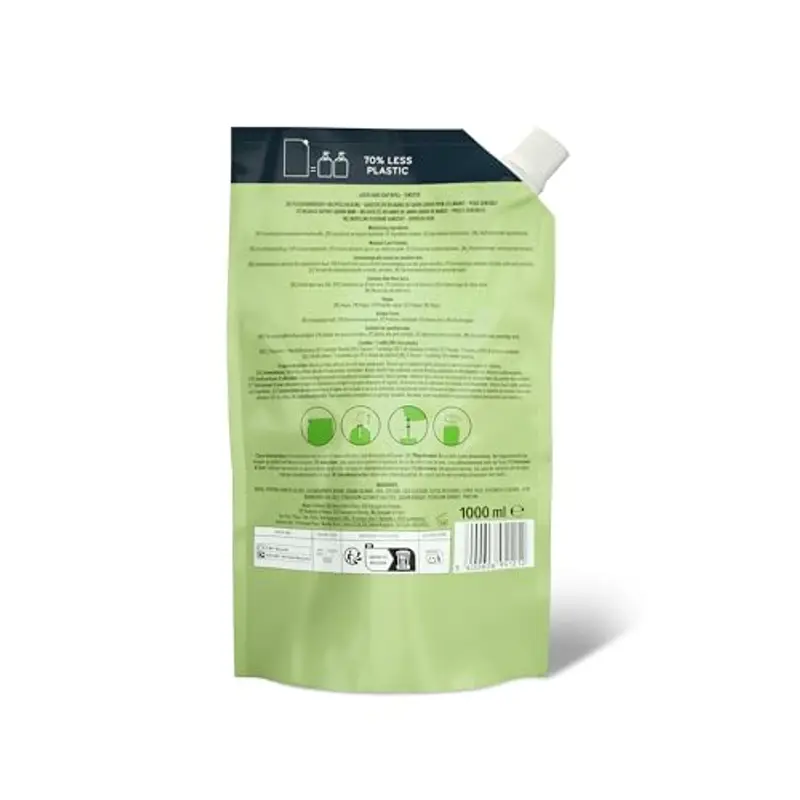 by Amazon Ricarica di Sapone per le mani, Aloe Vera, 2 x 1000ml miniatura 3