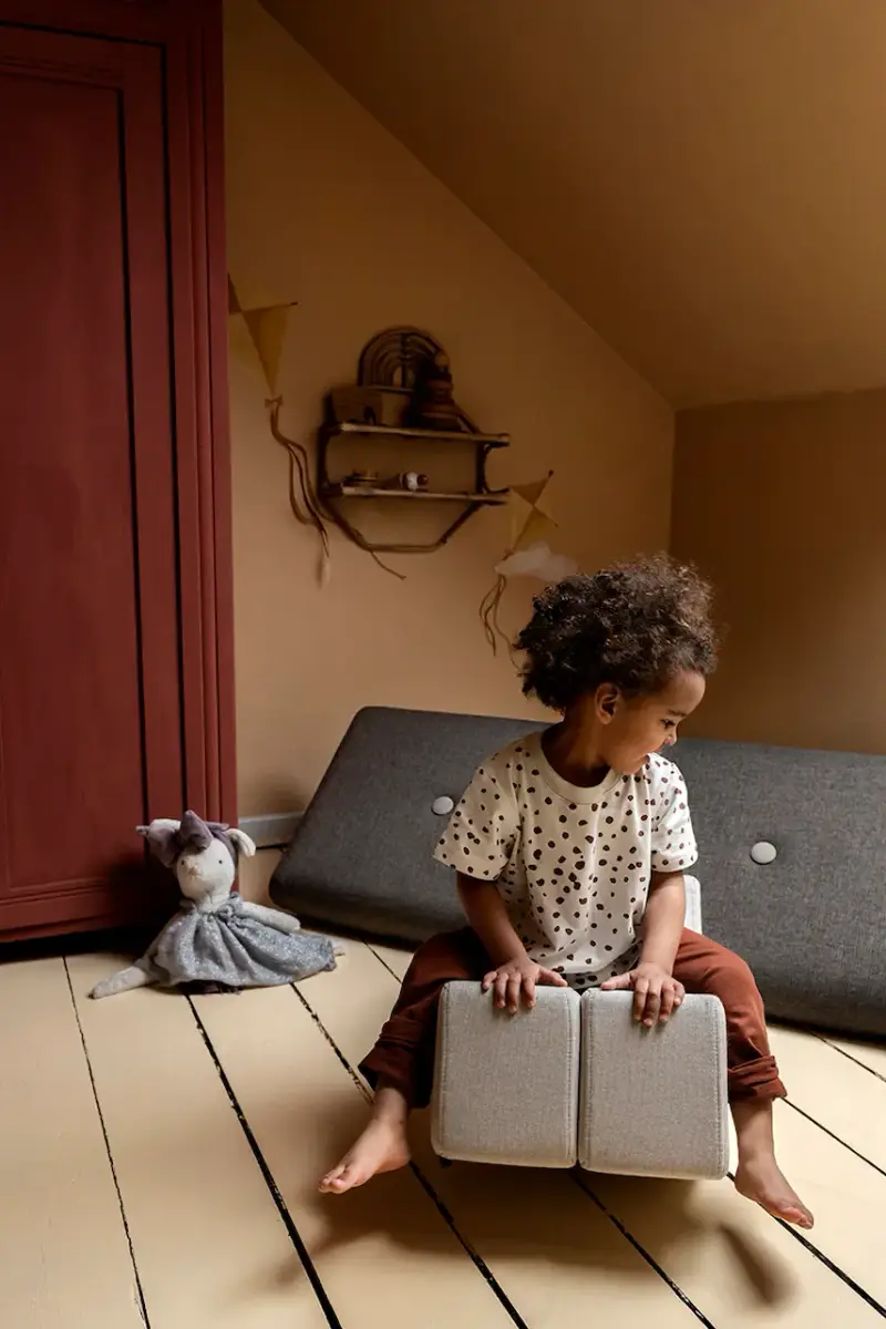 cuscino da pavimento 69 x 15 x 51 cm colore beige miniatura 2