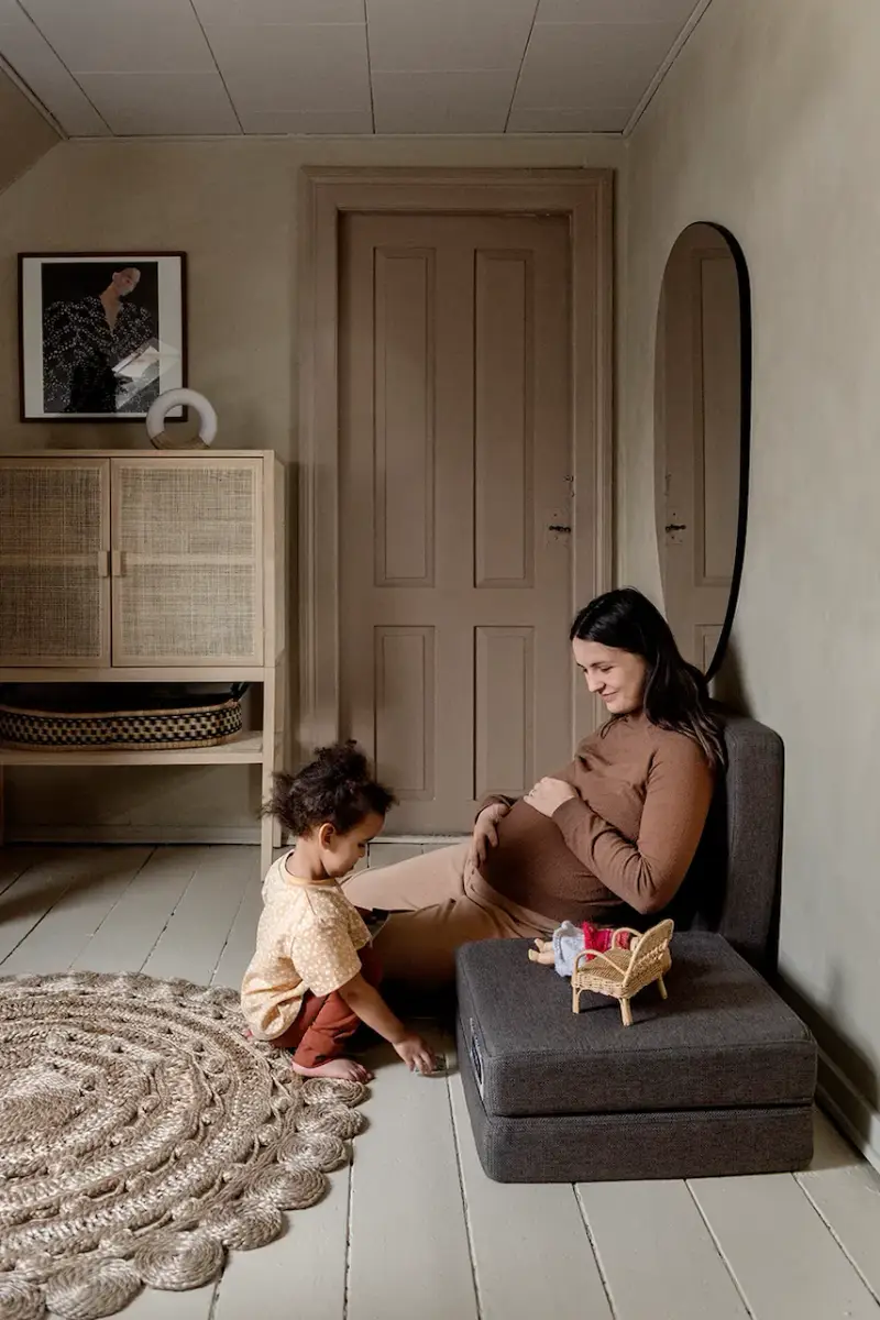 materasso multifunzionale singolo 50 x 50 x 40 cm colore marrone miniatura 2