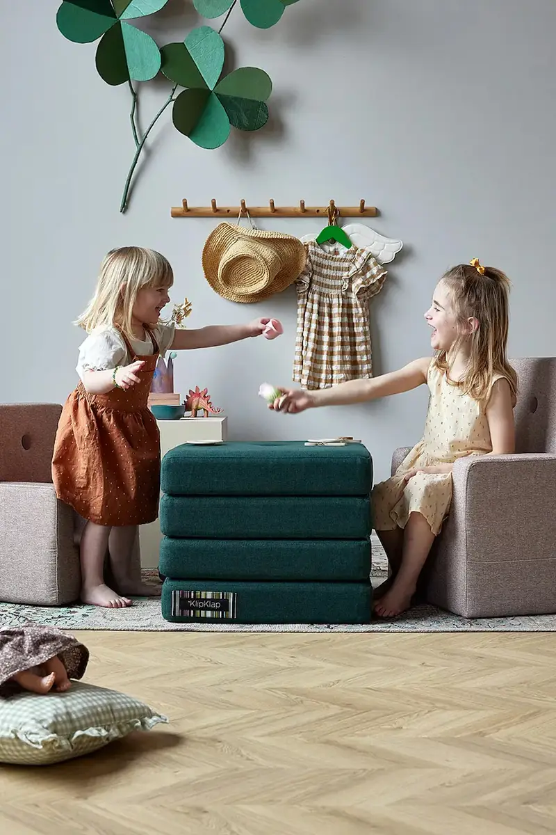 materasso multifunzionale singolo 50 x 50 x 40 cm colore verde miniatura 2