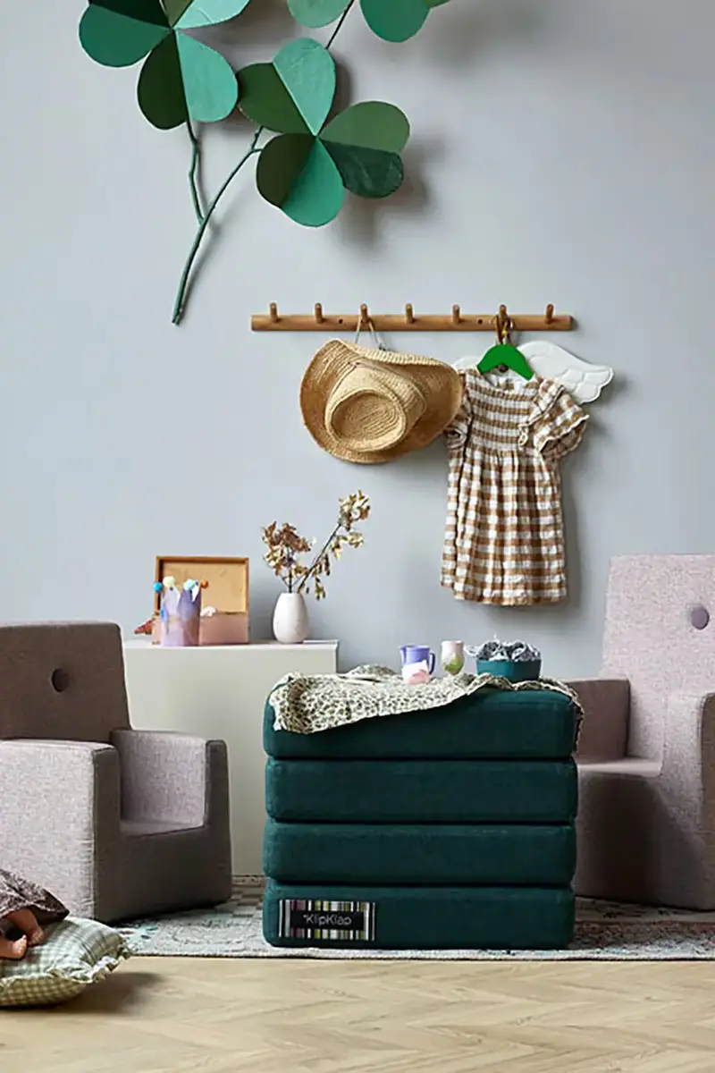 materasso multifunzionale singolo 50 x 50 x 40 cm colore verde miniatura 3