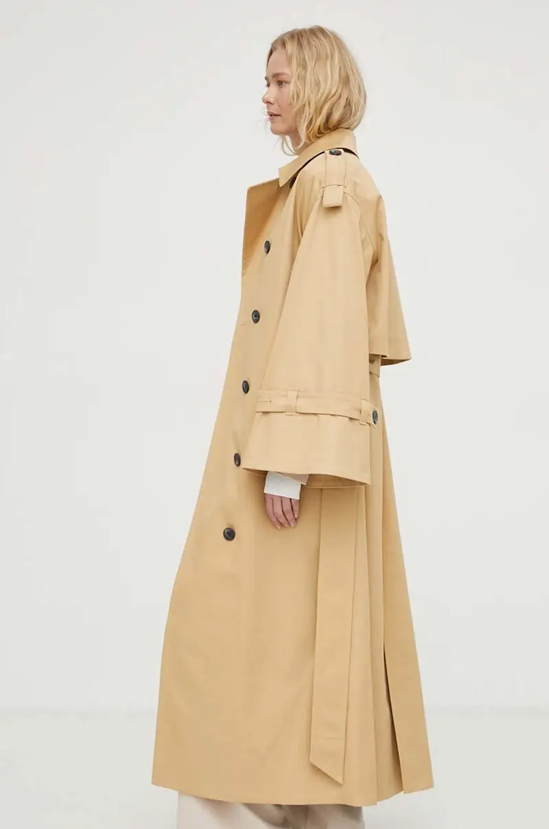 cappotto donna colore beige miniatura 4