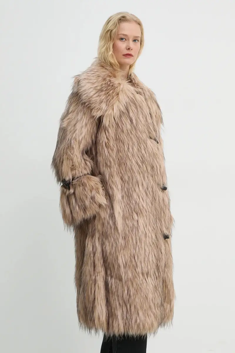 cappotto GRACA donna colore beige Q72640001 miniatura 4