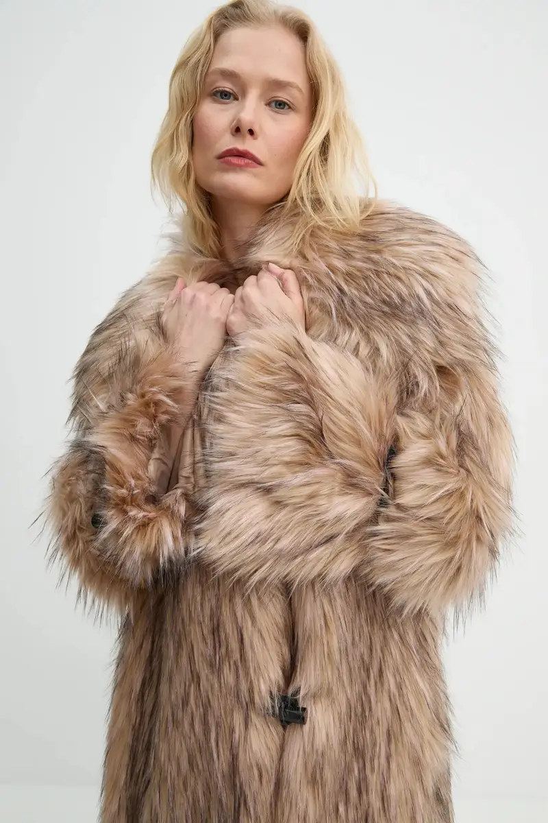 cappotto GRACA donna colore beige Q72640001 miniatura 5