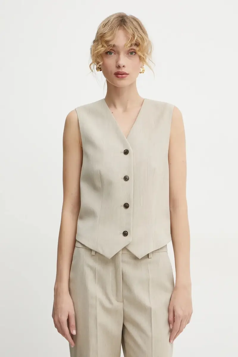 gilet OCCA colore beige 103131