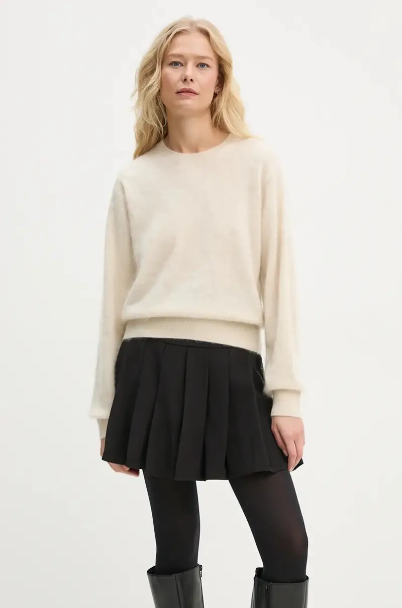 maglione in cachemirie MANTEA colore beige Q72552003 miniatura 4